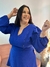 Macaquinho Nina Plus Size Azul Royal - loja online