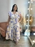 Vestido Rubi Estampa Azul Plus Size