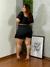 Conjunto Manga 3/4 Preto Plus Size - Ray Plus Boutique