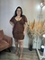 Vestido Pradah Drapeado MC Plus Size - Ray Plus Boutique