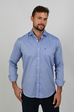Camisa Dimarsi Regular Fit ML Azul 10064