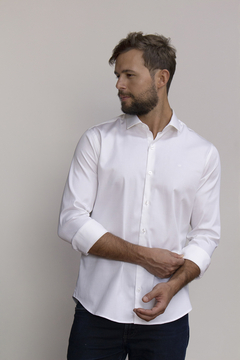 Imagem do Camisa Dimarsi Slim Fit ML Branco 10072