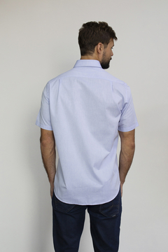 Camisa Dimarsi Regular Fit MC Azul 9949 - comprar online