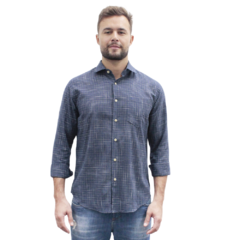 Camisa Dimarsi Regular Fit Manga Longa Xadrez 9146 - comprar online