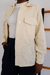 Jaqueta Oversized Tweed Off White - comprar online