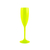 Taça de Champagne 180ml Amarelo Neon - unidade