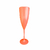 Taça de Champagne 180ml Laranja Neon - unidade
