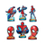 Decoração de Mesa Spider Man Animação - 06 unidades