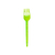 Garfo Sobremesa Neon Forfest - Verde - 50 unidades