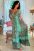 Boho Chic: Vestido Gypsy Green Gold - Canto da Lucy