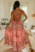 Boho Chic: Vestido Lenço Frente Única Light Pink Gold - comprar online