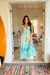 Boho Chic: Vestido Gypsy Blue Ocean Gold - loja online