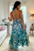 Boho Chic: Vestido Paradise Lake Deep Blue Gold na internet