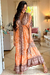 Boho Chic: Vestido Puffy Lady Orange Gold