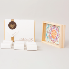 Caja de mensajes x 6 en madera - comprar online