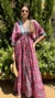 Vestido Kaftan Boho Bordado Isla Rosa