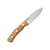 Faca Casström No. 10 Swedish Forest Knife Stabilised Curly Birch / Inox / Full-flat