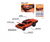 Miniatura Majorette 1/64 Majorette Dodge Charger R/T Racing - loja online