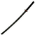 Espada de treino em espuma estilo katana, sem corte