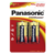 Pilha Panasonic Power Alkaline C - Blister com 02