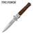 Canivete stiletto Tac Force by Master Cutlery abertura assistida tala em madeira TF-428W