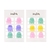 Set Broches Oval Pastel x 6u.