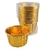 Pirotin Cupcake Metalizado Papel Aluminio Dorado x 12u. - comprar online