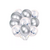 Set 10 Globos Cromado Con Confetti - comprar online