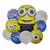 Set 9 Globos Metalizado y Latex Minions