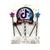 Cake Topper C/4 Estrellas Tik Tok