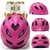 Capacete de Bicicleta Infantil Absolute Kids Roll Princesa Rosa - RS CICLO BIKE | A Sua Loja de Bikes