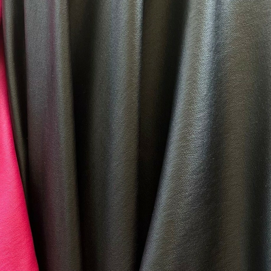 Bengalina Engomada Negra Comprar en AMAKOM TEXTIL