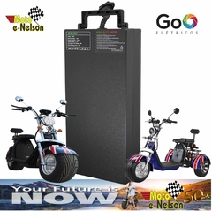 Bateria 60V 12Ah Extra Removivel para Scooter Elétrica citycoco