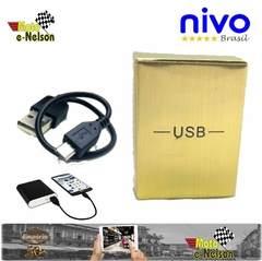 Cabo Turbo Mini Usb Gold Box Para Powerbank na internet