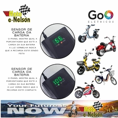 Carregador De Bateria Chumbo Acido Digital 48V 2Ah (12Ah) Peças Scooter Elétrica Citycoco IEC - comprar online