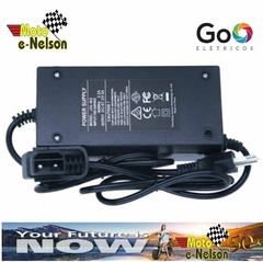 Carregador de Bateria litio Digital 67.2v 3A Scooter Elétrica Citycoco JN-60B Plug 2 pinos - Moto Nelson