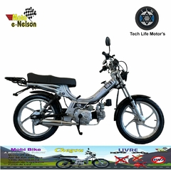 Mobi Bike Prata 50 cc. A Mobilete do Futuro!