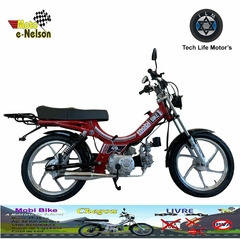Mobi Bike Vermelha 50 cc. A Mobilete do Futuro!