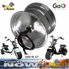 Motor Elétrico para Scooter Elétrica Citycoco 3000W 12" Alumínio - comprar online