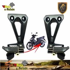 Suporte da Pedaleira Traseira Par Completo Original Moto Bull Racy 125/F5 50cc