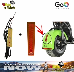 Placa de Led Kit com Tampa Acrílica para Freio Traseiro Scooter Elétrica Citycoco GoO