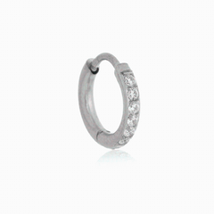 Piercing Argola Aço316l C/Pedras