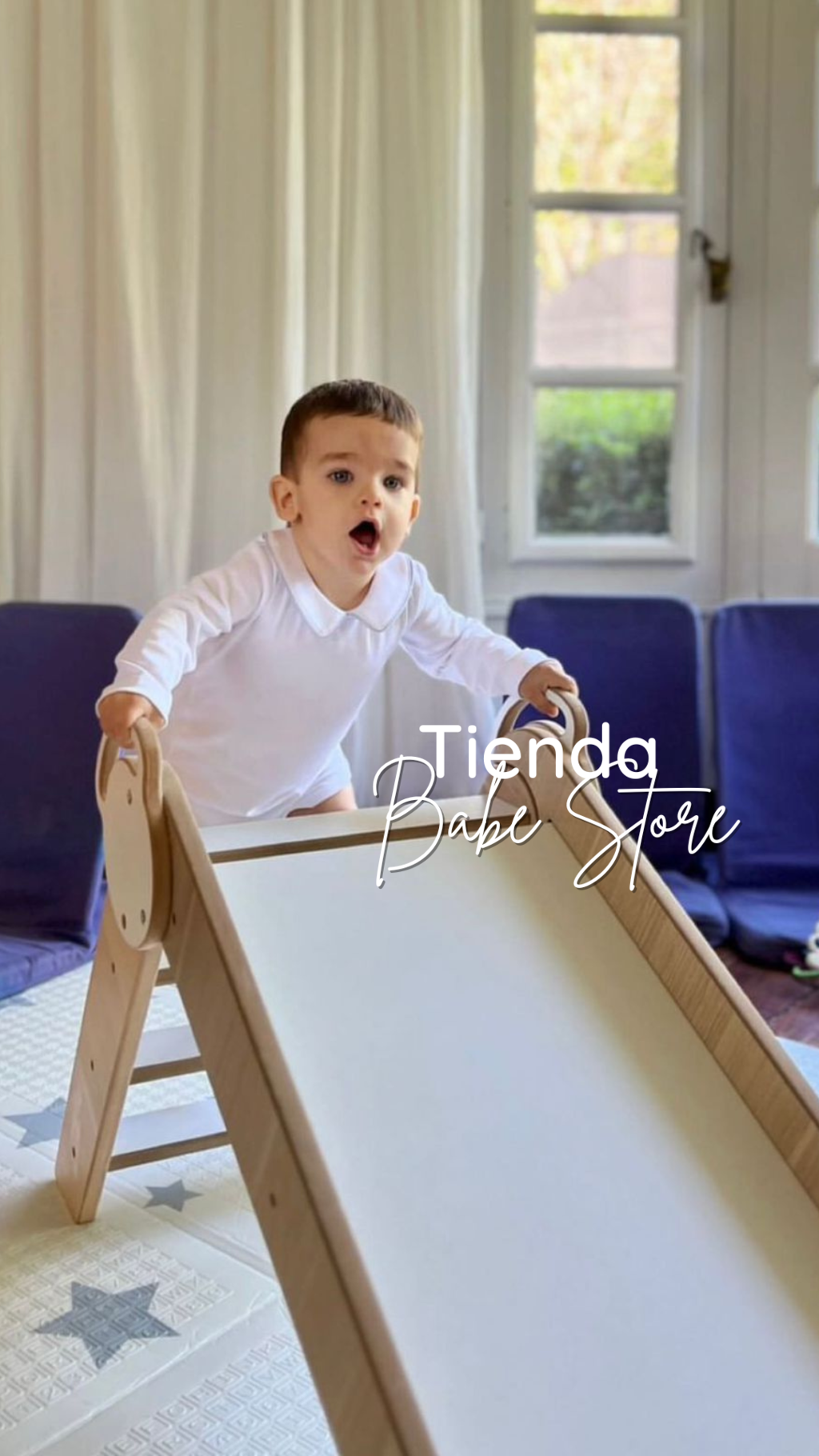Tobogan plegable de madera deals
