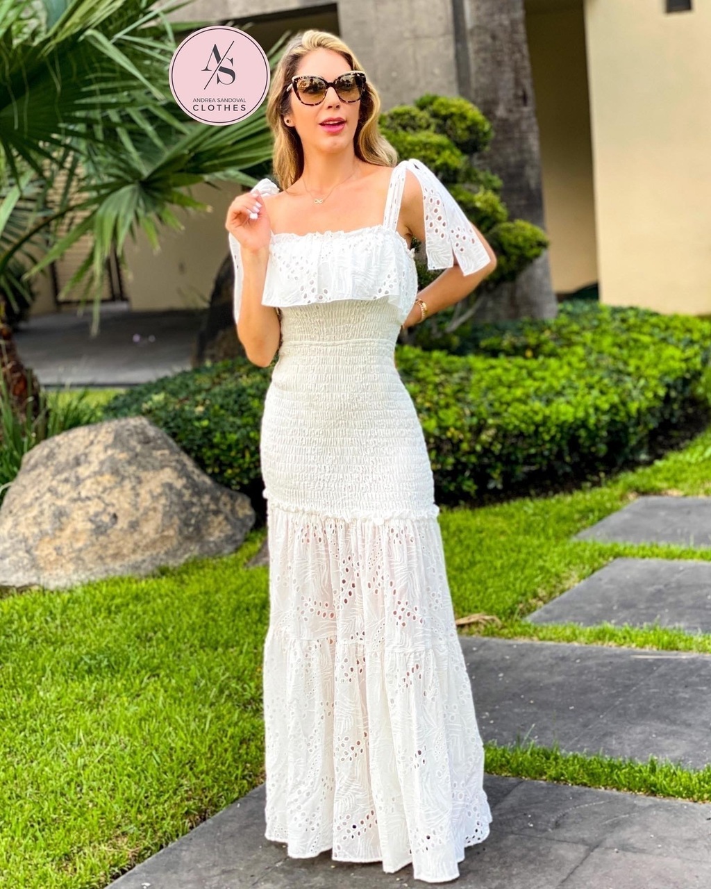 Maxi dress blanco deals
