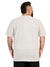 Camiseta Plus Size Cobra D'agua Detalhe - Mescla Gelo - comprar online