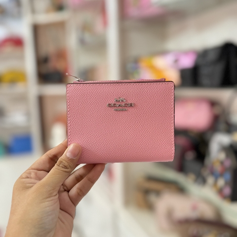 Pink coach wallets deals