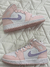 Nike jordan Rositas pastel con lila