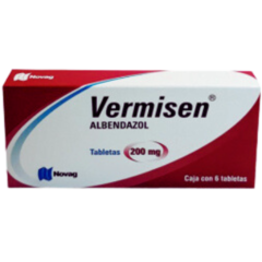 Albendazol 200mg 6 tabletas (Vermisen)