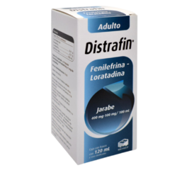 Loratadina/Fenilefrina 1mg/2mg/1ml Jarabe Adulto 120ml (Distrafin)