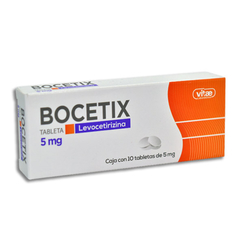 Levocetirizina 5mg 10 tabletas (Bocetix)